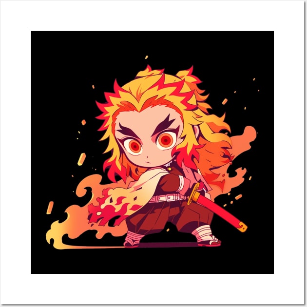 rengoku Wall Art by pokermoment